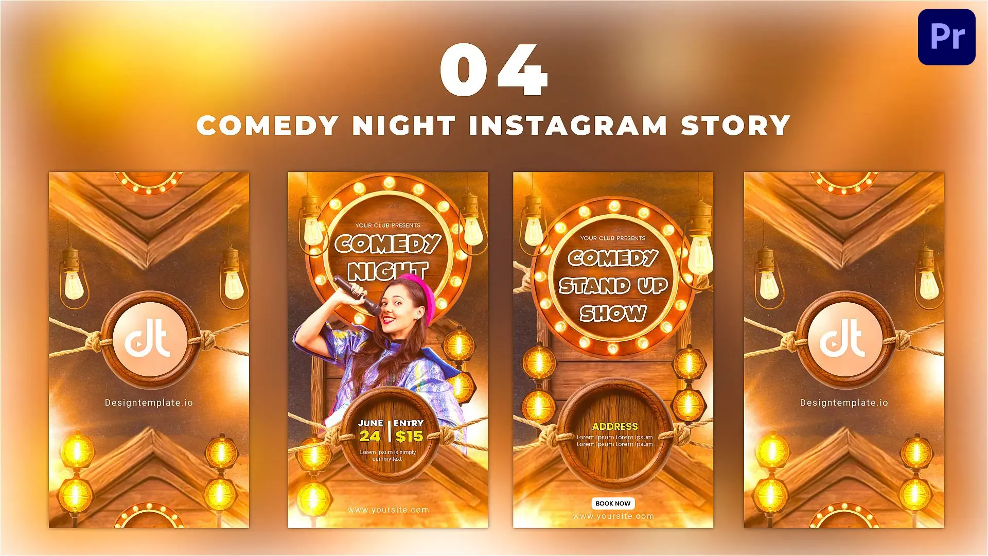 Stand-up Comedy Gig Flyer Instagram Story